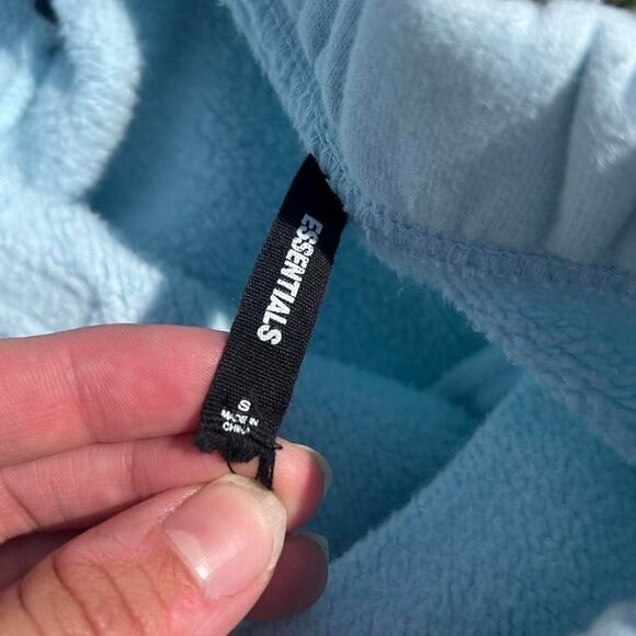 Essentials Fear of God Baby Blue Sweats - Picture 5 of 6